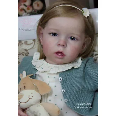 28  Huge Reborn Baby Dolls Kit Toddler Doll Unfinished Kits Vinyl Birthday Gift • $119.66
