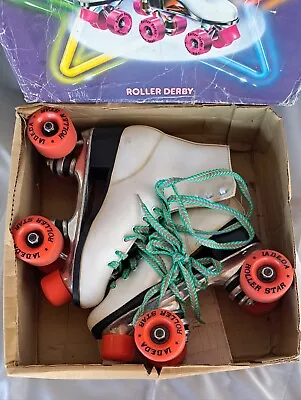 Vintage Roller Star Roller Derby Skates Women's Size 6 With Key  • $39