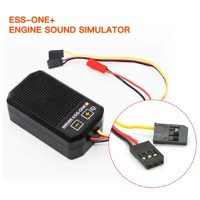 ESS-ONE PLUS Engine Sound Simulator Light Weight W/Speaker Fit For RC Truck Tool • $108.43