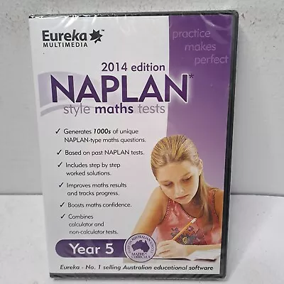 Naplan Year 5 Maths Tests 2015 Edition  PC CD-ROM Windows XP 7 & 8 Mac OS X (32 • $18.99