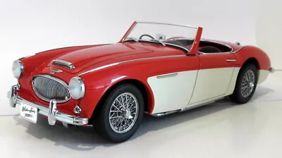 Autoart 1/18 Scale 70721 - Austin Healey 3000 MK2 1961 Red White R/H Drive • £349.99