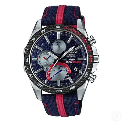 CASIO EDIFICE X Scuderia Toro Rosso F1 Motorsports Bluetooth Watch EQB-1000TR-2A • $701.10