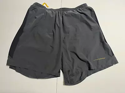 Nike Dri Fit Men's Black Livestrong Running Shorts Lined Size XXL  7  Inseam • $15