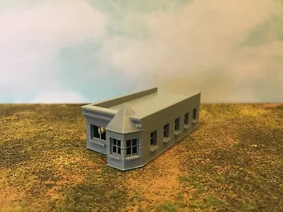 20th Century Single Floor BROWNSTONE Building - N Scale 1:160 - 3D Model USA • $11.97