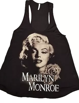 I LOVE Marilyn Women’s Size Medium Black Tank Top Marilyn Monroe  Jersey  • $9.97