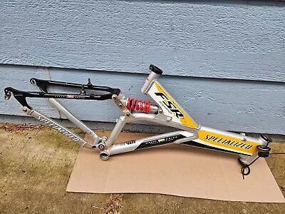 Vintage 1999 Specialized FSR Comp Full Suspension Mountain Bike Frame 17  Medium • $175