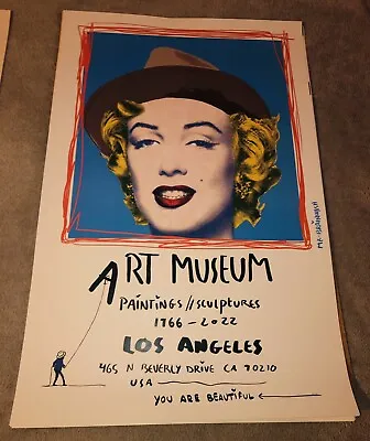 Mr Brainwash La Art Museum Show Marilyn Monroe 24x36 Print Poster 309/500 Rare! • $295