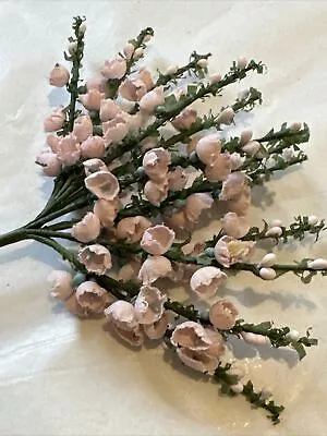 Vintage Antique Pink Millinery Flower Spray • $10