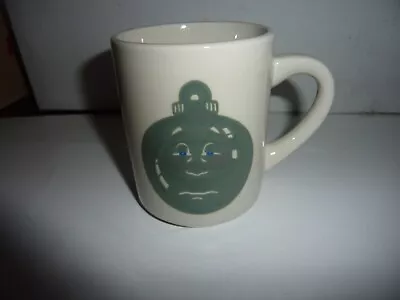 Vintage DENNY'S Heat Activated CHRISTMAS Coffee Mug Sad Ornament-- SANTA! EXC • $9.31