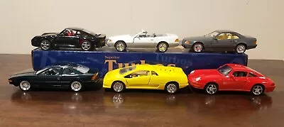 Lot Of 6 New Superior Sunnyside Turbos Diecast Set 1:24 Lamborghini Porsche BMW • $59.99