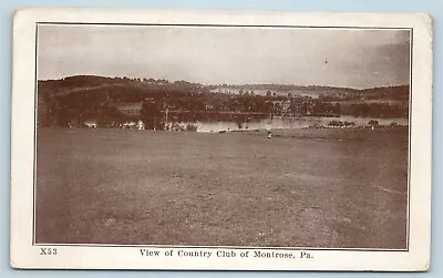 Postcard PA View Of Country Club Of Montrose Pennsylvania C1910 AB4 • $9.99