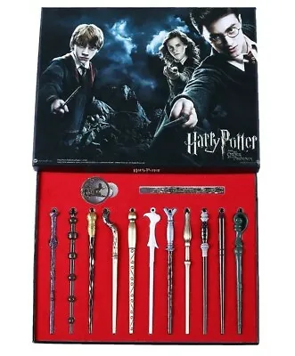 $18.59 • Buy New 11 PCS Harry Potter Hermione Dumbledore Snape Magic Wands With Box Halloween
