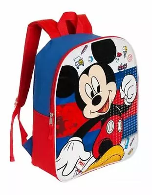 Mickey Mouse Disney Junior Backpack Toddler Preschool Pre-K Kindergarten NEW NWT • $11.95