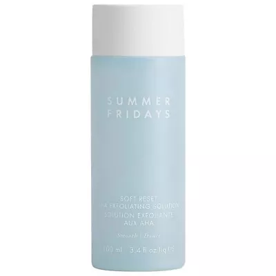 SUMMER FRIDAYS Soft Reset AHA Exfoliating Solution 3.4oz/100ml New In Box • $75.87