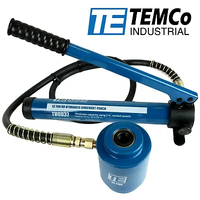 TEMCo Hydraulic Knockout Punch Driver Electrical Conduit Hole KO Tool 3/4 -16 • $149