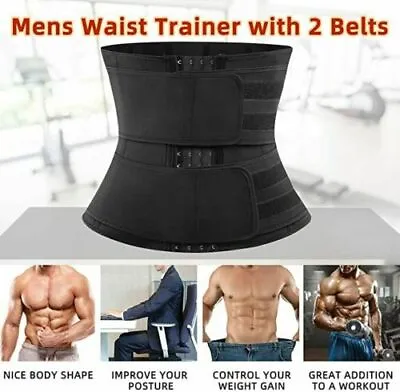 Neoprene Lower Lumbar Brace Back Support Double Pull Belt Pain Relief Men Women • $19.53