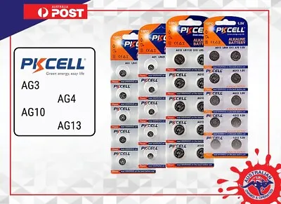 LR44 AG13 A76 / AG10 390 / AG4 SR626 377 / LR41 AG3 392 1.5V Button Cell PKcell • $39.99