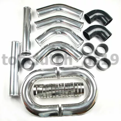 4  Inch Turbo Intercooler Aluminum Pipe Piping Kit & T Bolt Clamp & Coupler • $319.90