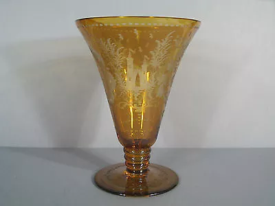 £75.85 • Buy Vase Ancient Crystal Bohemian/Vase Cornet Crystal Bohemian