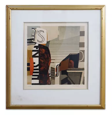 Max Papart - Graphic Design Modern - Color Lithograph Framed Art • $221.25