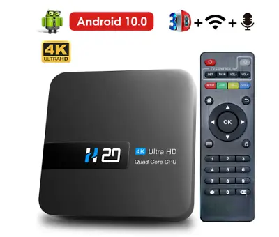 Mini Android 10.0 WiFi Media Player Tv Streaming Box Bundle • £17.99