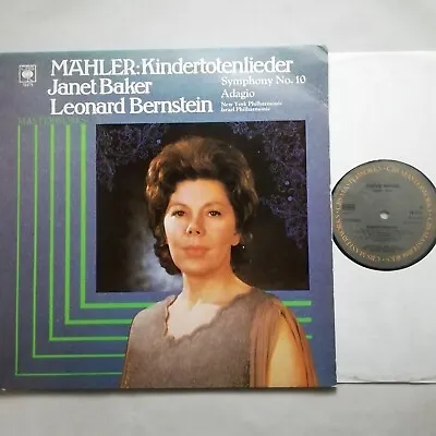 CBS LP 76475: Mahler - Kindertotenlieder Etc. / Baker / Bernstein • £5.50