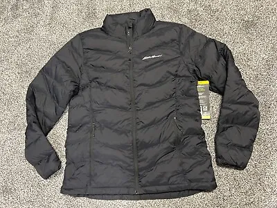 Eddie Bauer Womens Down Packable Lightweight Black Jacket EB650 M XXL New • $34.99