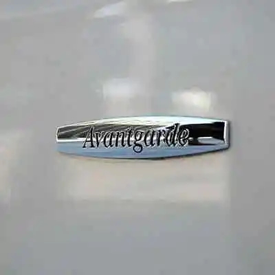$26.90 • Buy Avantgarde Badge Emblem Sticker Silver Mercedes Benz Boot Side Panel 3D Alumin