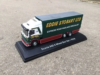 Model Eddie Stobart Scania 94D 310 Truck Lorry 6 Wheel Box Van 1:76 OO F018 1995 • £19.99