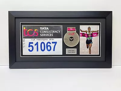 Marathon Sport 3D Medal Display Shadow Box Frame For Medal Photo Title & Badge • £26.99