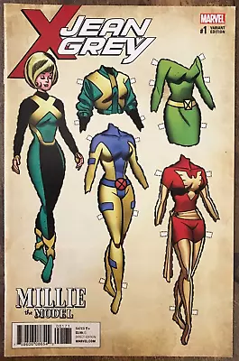 Jean Grey #1 Phoenix X-Men Millie The Model Paper Doll 1:10 RI Variant NM/M 2017 • $9.99