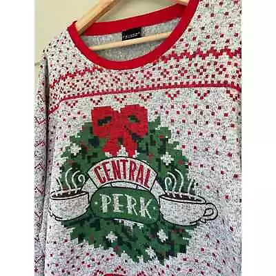 Friends Central Perk Joey 'How You Doin'?  Ugly Christmas Sweater 2X • $19