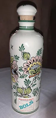 Bols DELFT HOLLAND Liquor Bottle VINTAGE Creme De Menthe Rare • $16.95