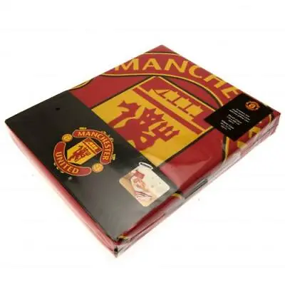 Manchester United FC REVERSIBLE Single Duvet Set PL Official Merchandise NEW UK • £28.95