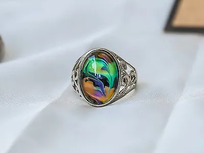 Limited Edition Opalescent Oval Stone Mood Ring • $30.43