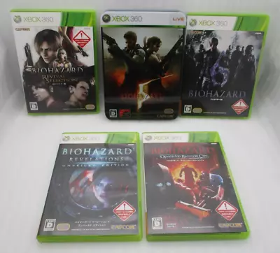 XBOX 360 BIOHAZARD 5 6 Revelations Revival Seletion Resident Evil 5Games • $177.79