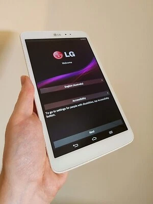 $15 • Buy LG G Pad (V-500) White Silver 8.3  FHD Quad Core Android Tablet