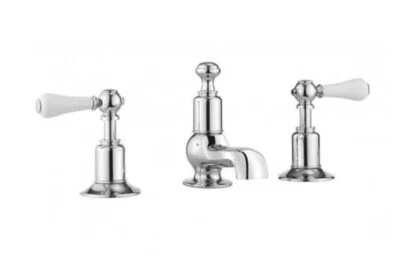 Crosswater - Belgravia Lever 3 Tap Hole Basin Mixer With Pop-up Waste • £165