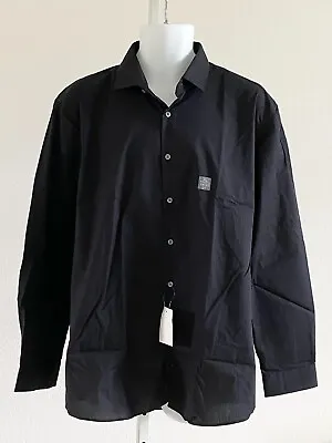 JF J. Ferrar Men's Black Slim Ultra Comfort Long Sleeve Dress Shirt Sz XL Slim • $19.99