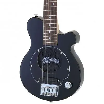 Pignose PGG-200 BK Mini Electric Guitar Black Built-in Amplifier W/Case New • $480.85