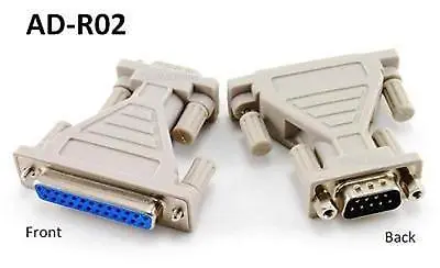 DB9 Male 9-Pin To DB25 Female 25-Pin Serial Adapter - CablesOnline AD-R02 • $5.95