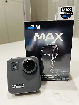 $595 • Buy GoPro Hero MAX 360 5.6K30 CHDHZ-201-RW Action Camera - Black *Like New*