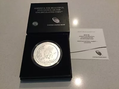 2015 P America The Beautiful 5oz Mismatches National Forest Louisiana • $175