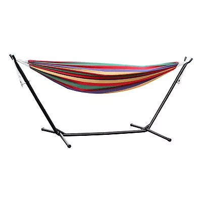 Portable Hammock With Stand Included With Carrying Bag Outdoor Double 2 Person • $79.99