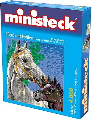 Ministeck Pixel Puzzle (31878): Horse With Foal 4800 Pieces • $28.55