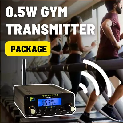 0.5W Fm Transmitter For Gym Radios Low Power Fm Transmitter Fcc Part 15 05b • $84.99