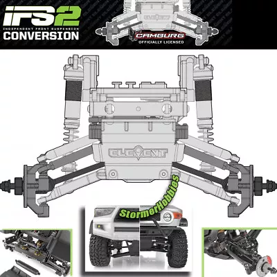 Element RC Enduro IFS2 Independent Front Suspension Conversion Kit ASC42340 • $99.90