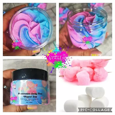 NEW SCENT Whipped Soap/Hand Soap/Shower Fluff/ Marshmallow Candy Floss Scent • £6.99