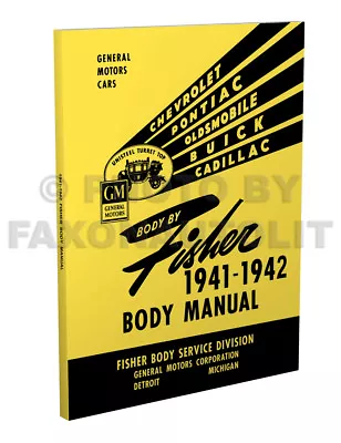 1941-1942 Chevy Car Body Shop Manual Chevrolet Fleetline Special Master Deluxe • $69.50