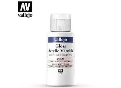 Vallejo 60ml 26517 Liquid Acrylic Varnish Gloss - 60ml • £3.55